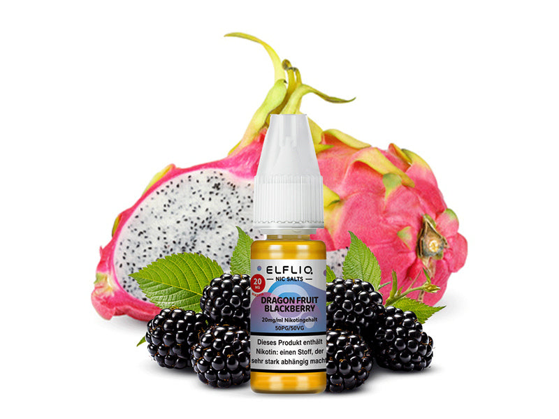 ELFBAR Elfliq - Dragon Fruit Blackberry (Drachenfrucht, Brombeere) - Liquid - 20 mg/ml - 10 ml
