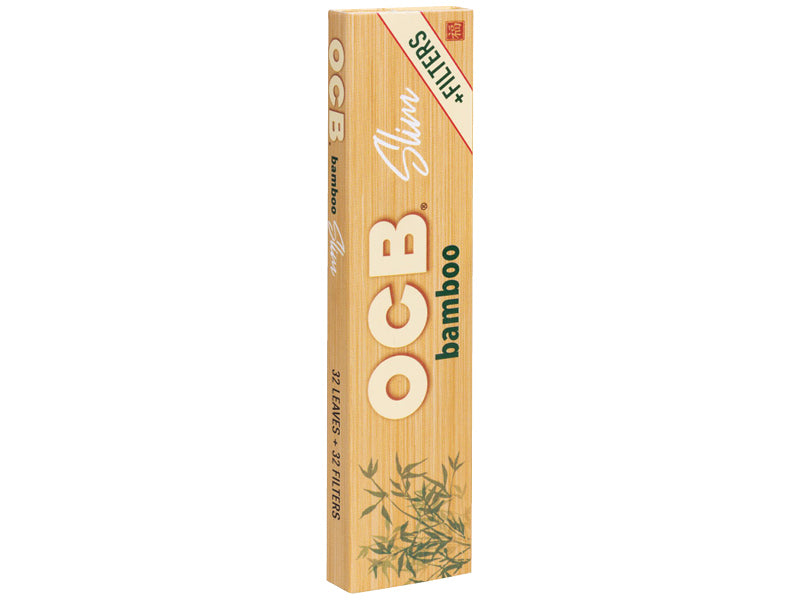 OCB Bamboo Slim + Tips - 32 Hefte je 32 Blatt und Tips