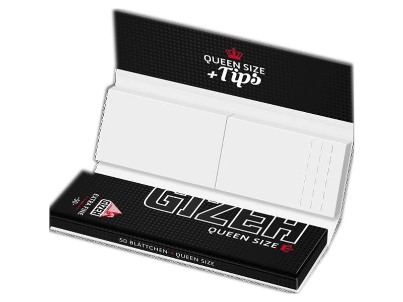 Gizeh Black Queen Size + Tips, 26 Hefte je 50 Blatt