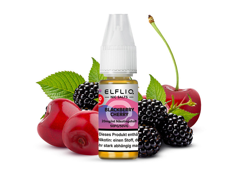 ELFBAR Elfliq - Blackberry Cherry (Brombeere; Kirsche) - Liquid - 20 mg/ml - 10 ml