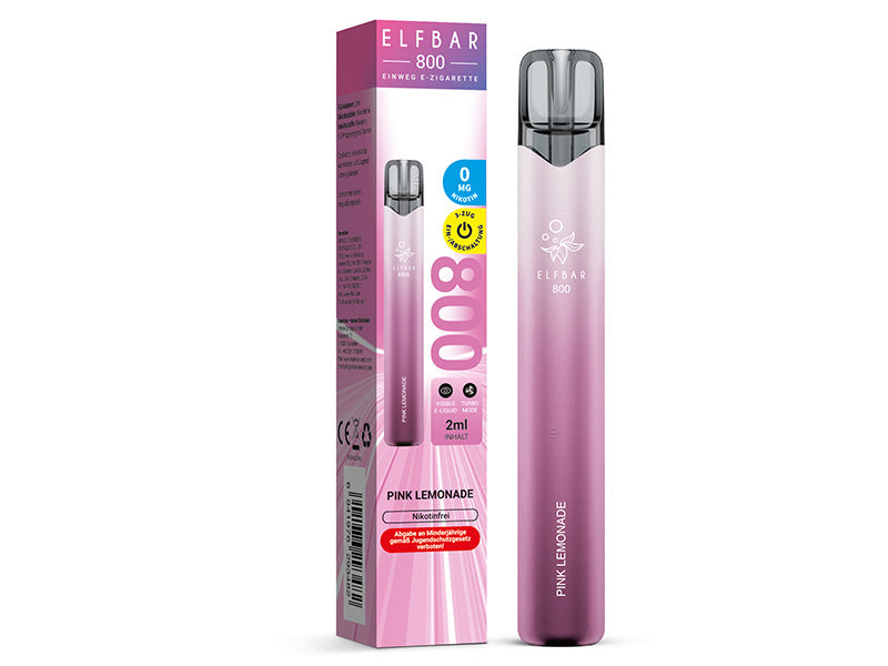 ELFBAR 800 - Pink Lemonade (pinke Limonade) - 0 mg - 800 Züge