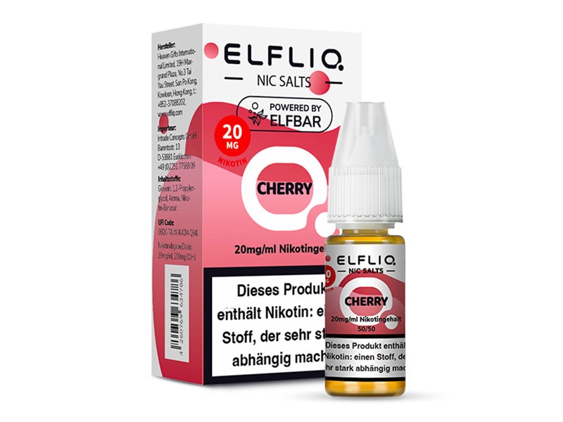 ELFBAR Elfliq - Cherry (Kirsche) - Liquid - 20 mg/ml - 10 ml