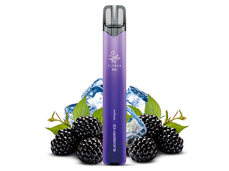 ELFBAR 800 - "Blackberry Ice" (Brombeere) - 20 mg - 800 Züge
