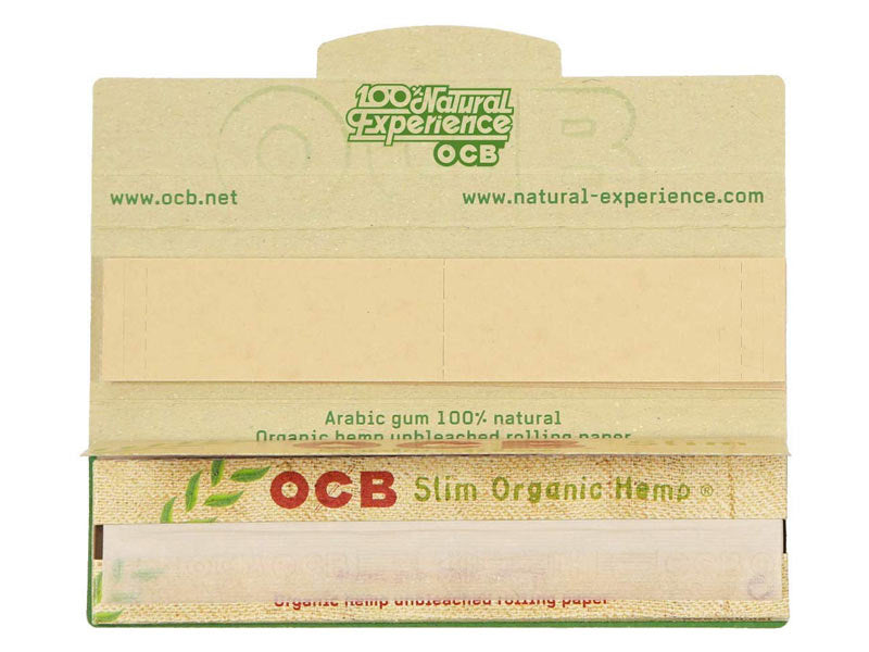 OCB KS Organic Hemp Slim + Tips, 32 Heftchen à 32 Blatt + Tips