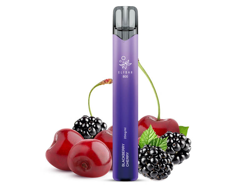 ELFBAR 800 - "Blackberry Cherry" (Brombeere, Kirsche) - 20 mg - 800 Züge