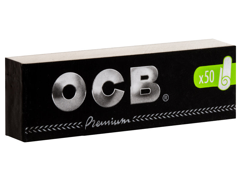 OCB Filter Tips Schwarz Premium 25 Hefte je 50 Blatt