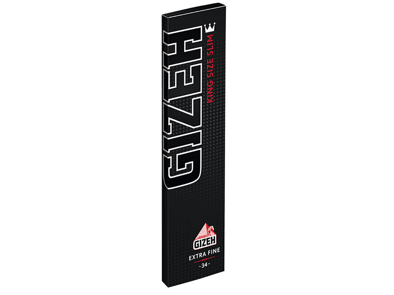 Gizeh Black Extra Fine King Size Slim 50 Hefte je 34 Blatt