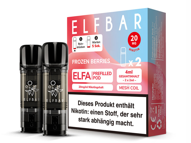 ELFBAR ELFA Prefilled Pod - Frozen Berries (gefrorene Beeren) - 20mg - 2er Set