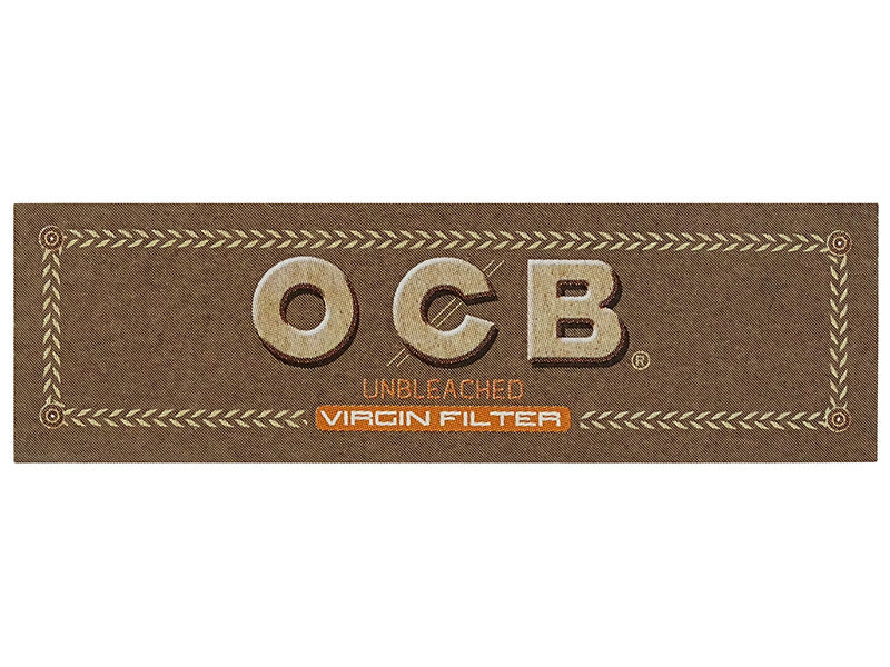 OCB Filter Tips Virgin Ungebleicht 25 Hefte je 50 Tips