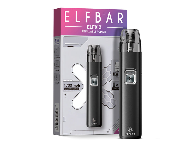 ELFBAR ELFX 2 - Refillable Kit "Matte Black"
