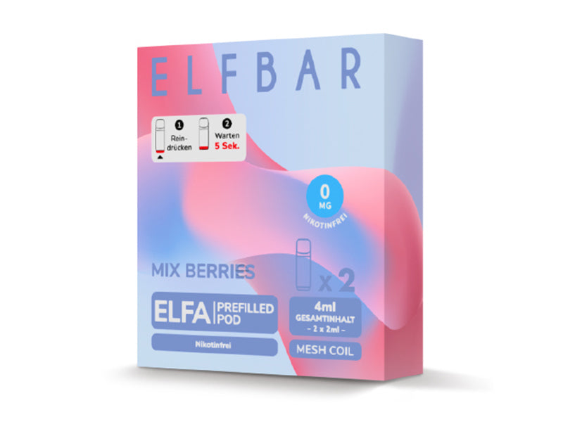 ELFBAR ELFA Prefilled Pod - Mix Berries (Beerenmix) - 0mg - 2er Set