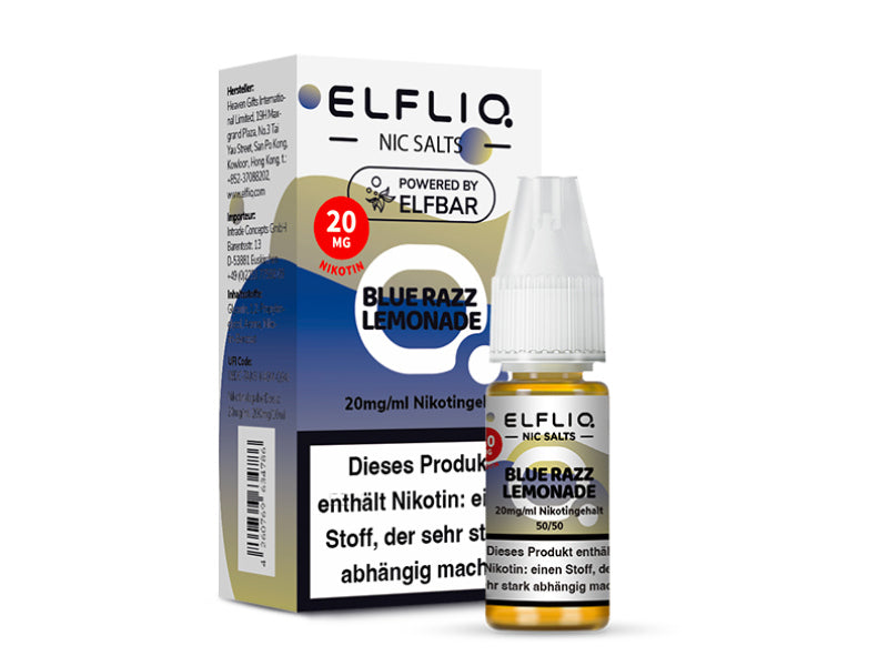 ELFBAR Elfliq - Blue Razz Lemonade (Blaue Himbeer Limonade) - Liquid - 20 mg/ml - 10 ml