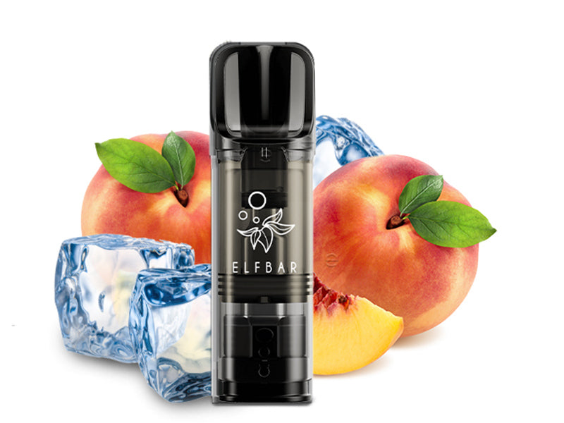ELFBAR ELFA Prefilled Pod - Peach Ice (Pfirsich, Eis) - 0mg - 2er Set