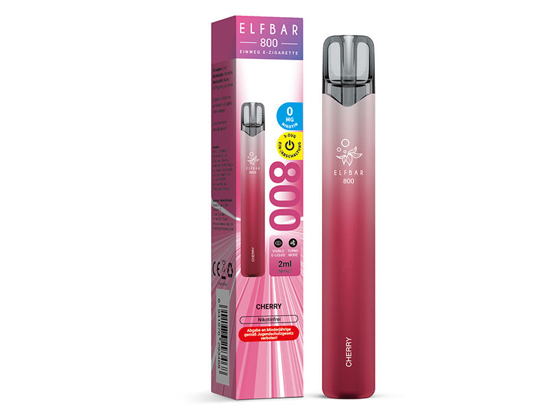 ELFBAR 800 - Cherry (Kirsche) - 0 mg - 800 Züge