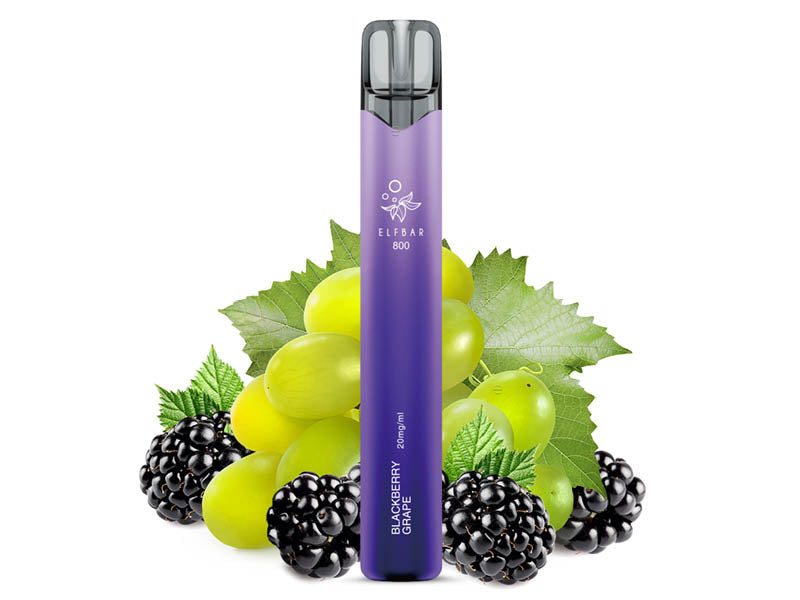ELFBAR 800 - "Blackberry Grape" (Brombeere, Traube) - 20 mg - 800 Züge