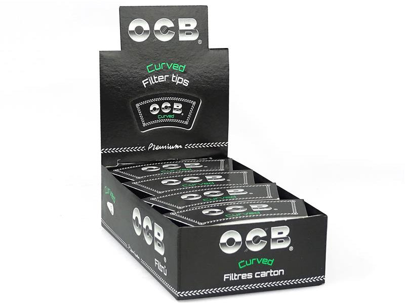 OCB Filter Tips Schwarz Premium; konisch, 20 Hefte je 32 Blatt