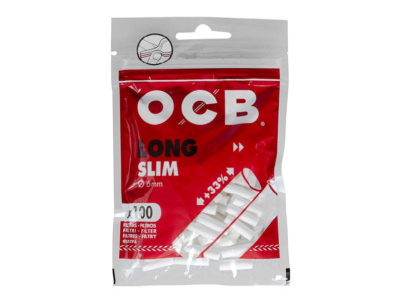 OCB Filter Slim Long 6mm, 10 Beutel je 100 Filter
