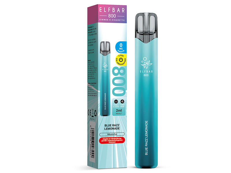ELFBAR 800 - Blue Razz Lemonade (Blaue Himbeerlimonade) - 0 mg - 800 Züge