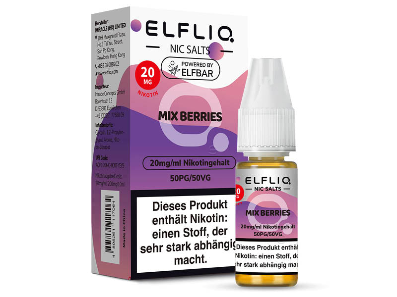 ELFBAR Elfliq - Mix Berries (Beeren Mix) - Liquid - 20 mg/ml - 10 ml