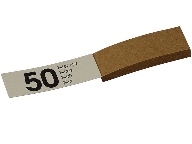 OCB Filter Tips Virgin Ungebleicht 25 Hefte je 50 Tips