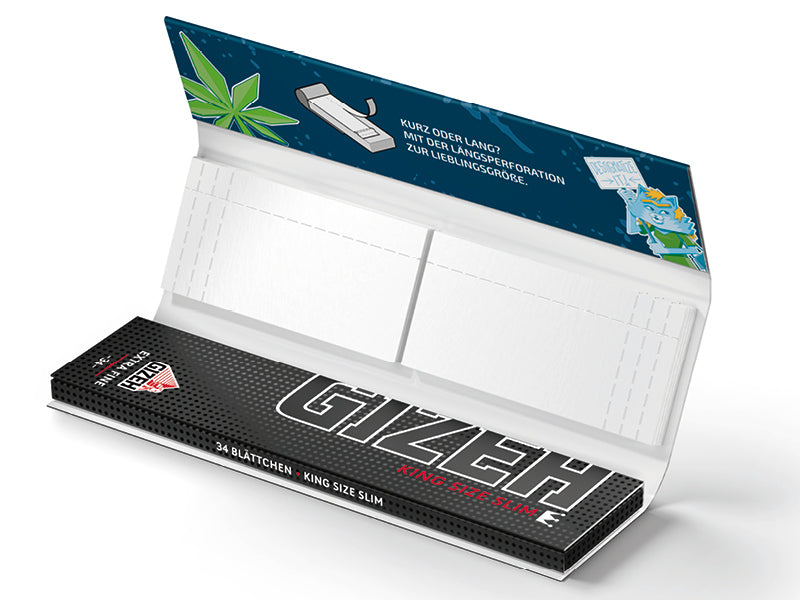 Gizeh Black King Size Slim "Demecan Edition" 26 Hefte je 34 Blatt + 34 Tips