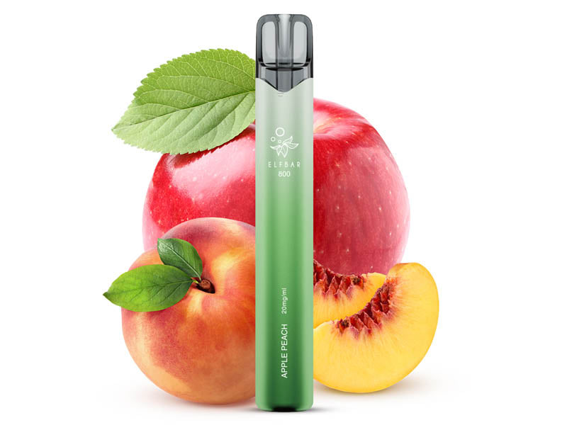 ELFBAR 800 - "Apple Peach" (Apfel, Pfirsich) - 20 mg - 800 Züge