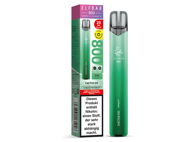 ELFBAR 800 - "Cactus Ice" (Kaktus) - 20 mg - 800 Züge