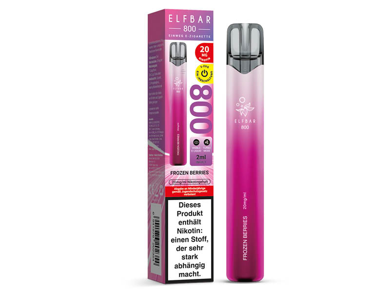 ELFBAR 800 - "Frozen Berries" (Gefrorene Beeren) - 20 mg - 800 Züge