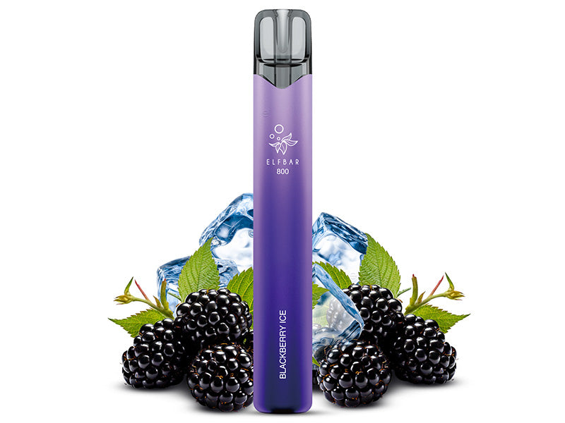 ELFBAR 800 - Blackberry Ice (Brombeere, Eis) - 0 mg - 800 Züge